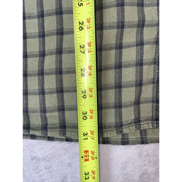 Carhartt Shirt Men's 2XL XXL Green Plaid Relaxed Fit Button‎ Down Pockets - Picture 5 of 9